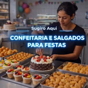 Confeitarias e Salgados para Festas