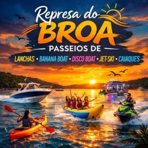 PASSEIOS de LANCHAS e ESPORTES AQUÁTICOS